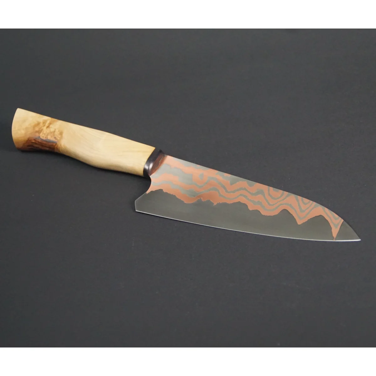 Kupferdamast Küchenmesser