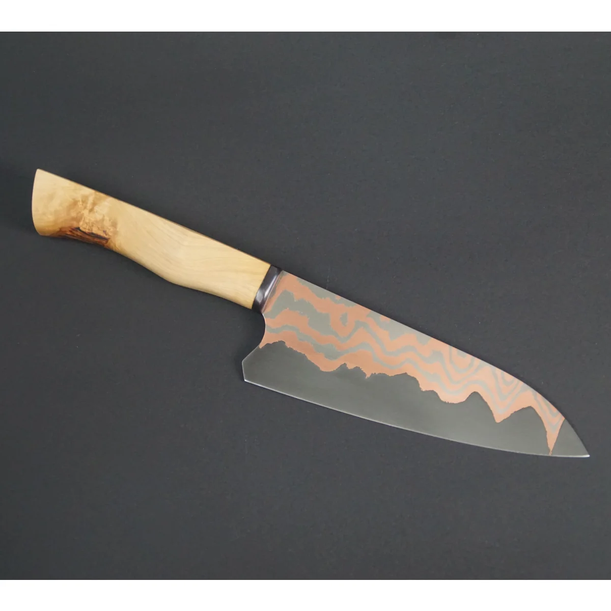 Kupferdamast Küchenmesser