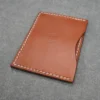 Leder Kartenetui Wallet Blankleder vegetabil handgenähte