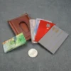 Leder Kartenetui Wallet Blankleder vegetabil handgenähte