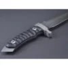 Handgeschmidetes Outdoor Messer Parierstück Baumwollmicarta Griff