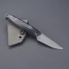 EDC Messer Wolldeckenmicarta Griff schwarz geätzt