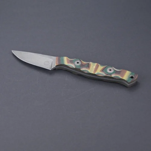 EDC Messer Papiermicarta Griff schwarz geätzt