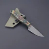 Handgefertigtes EDC Messer Papiermicarta Griff Stone Wash