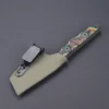 EDC Messer Papiermicarta Griff Kydex Scheide Ulticlip