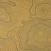 Detailansicht des Topo Map Designs auf Kydex Platte