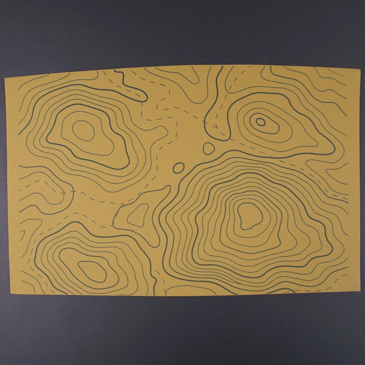 Kydex Platte Deep Desert Fox bedruckt mit Topo Map Design